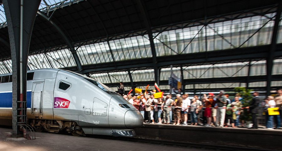 TGV in Karlsruhe