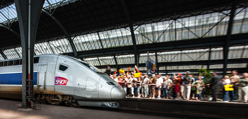 TGV in Karlsruhe