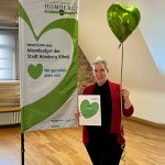 Übergabe Urkunde Ideenbudget 2025 an Sandra Jacques