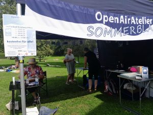 OpenAirAtelier Sommerblau 2025 Foto: von Collemberg