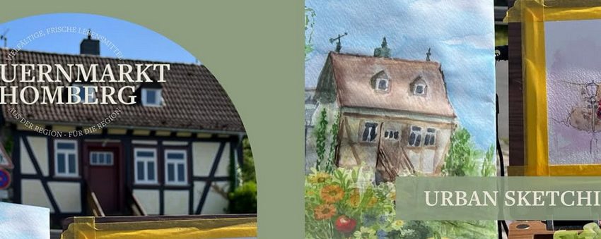 UrbanSketchWalk am Bauernmarkt 2025
