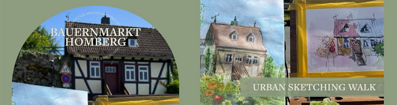 UrbanSketchWalk am Bauernmarkt 2025