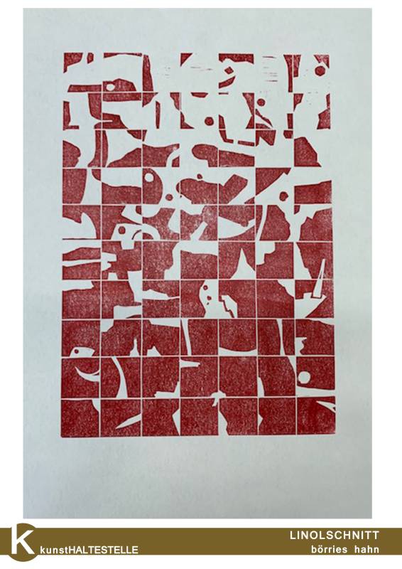 Linolschnitt © börries hahn