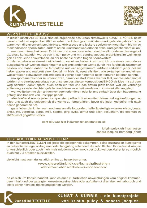 Urban Sketchwalk beschreibung