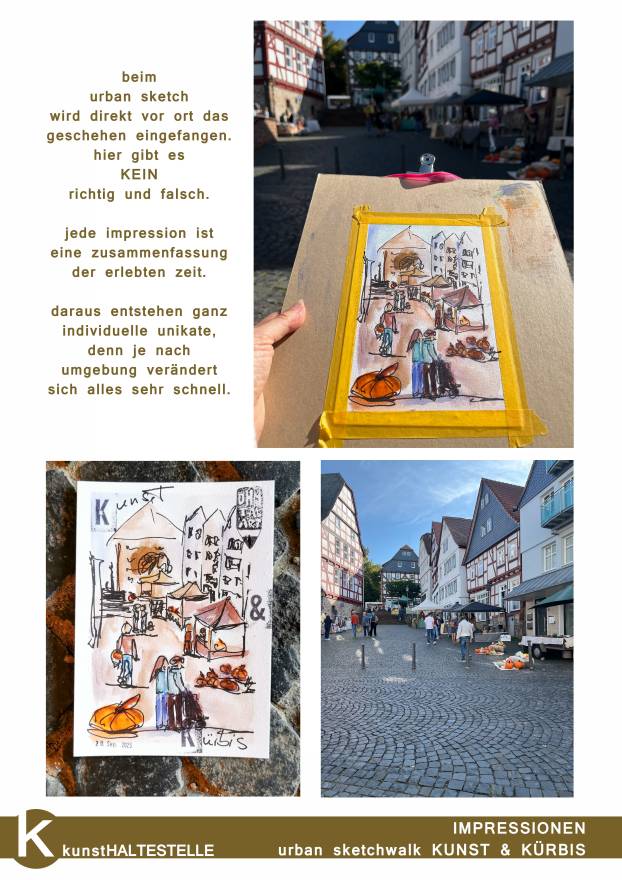 Urban Sketchwalk - impressionen